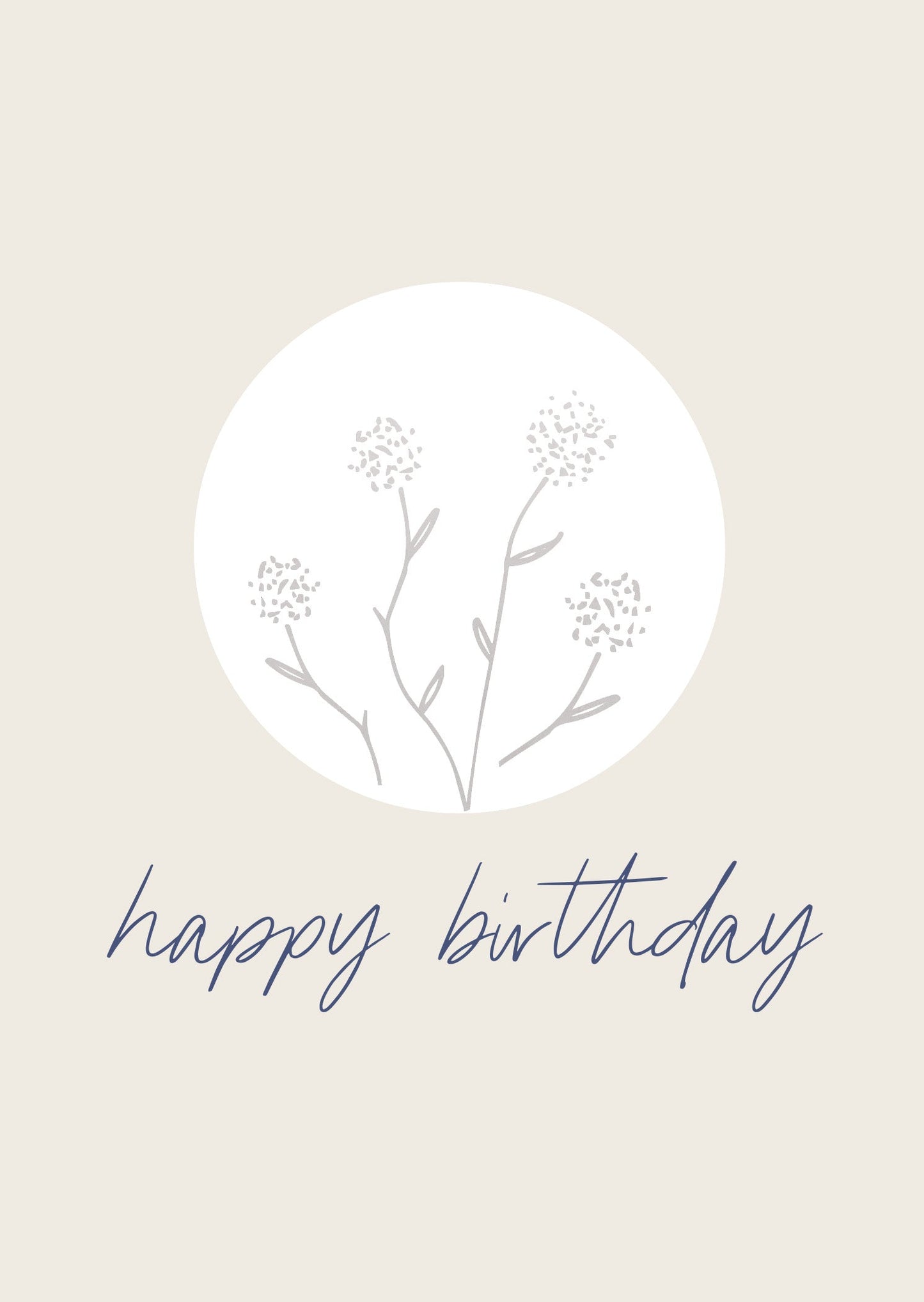 Greeting Card DAINTY - Floral