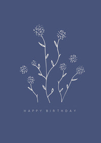 Greeting Card Dainty - DANDELION BIRTHDAY