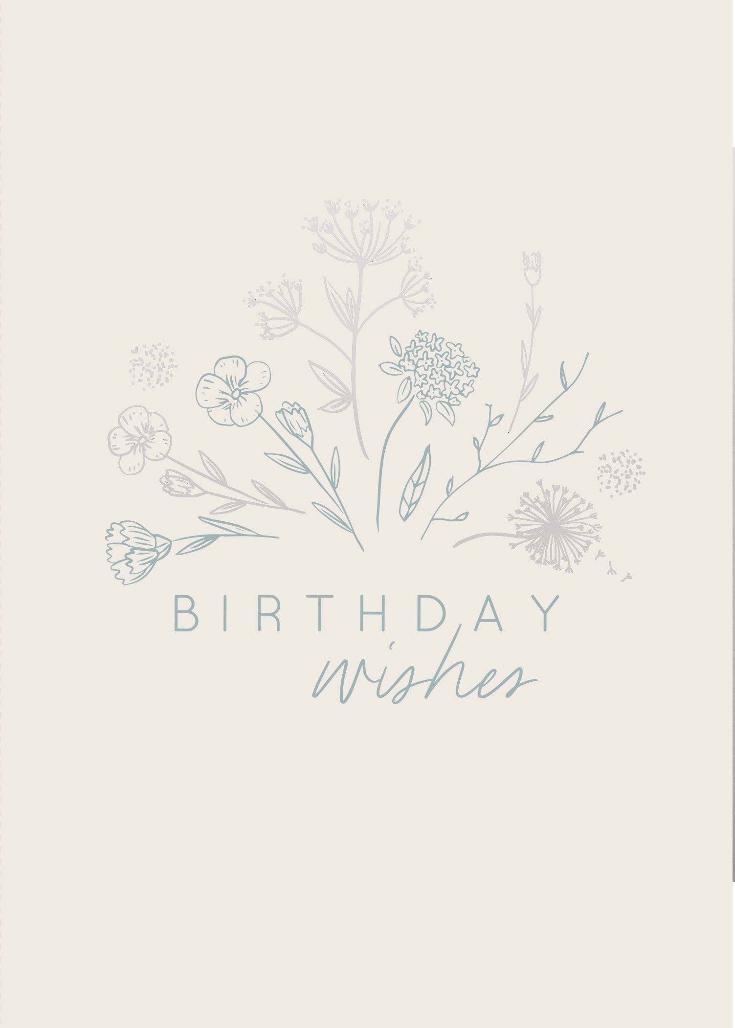 Greeting Card Dainty - BIRTHDAY SPRAY