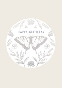 Greeting Card Dainty - FLUTTER BIRTHDAY