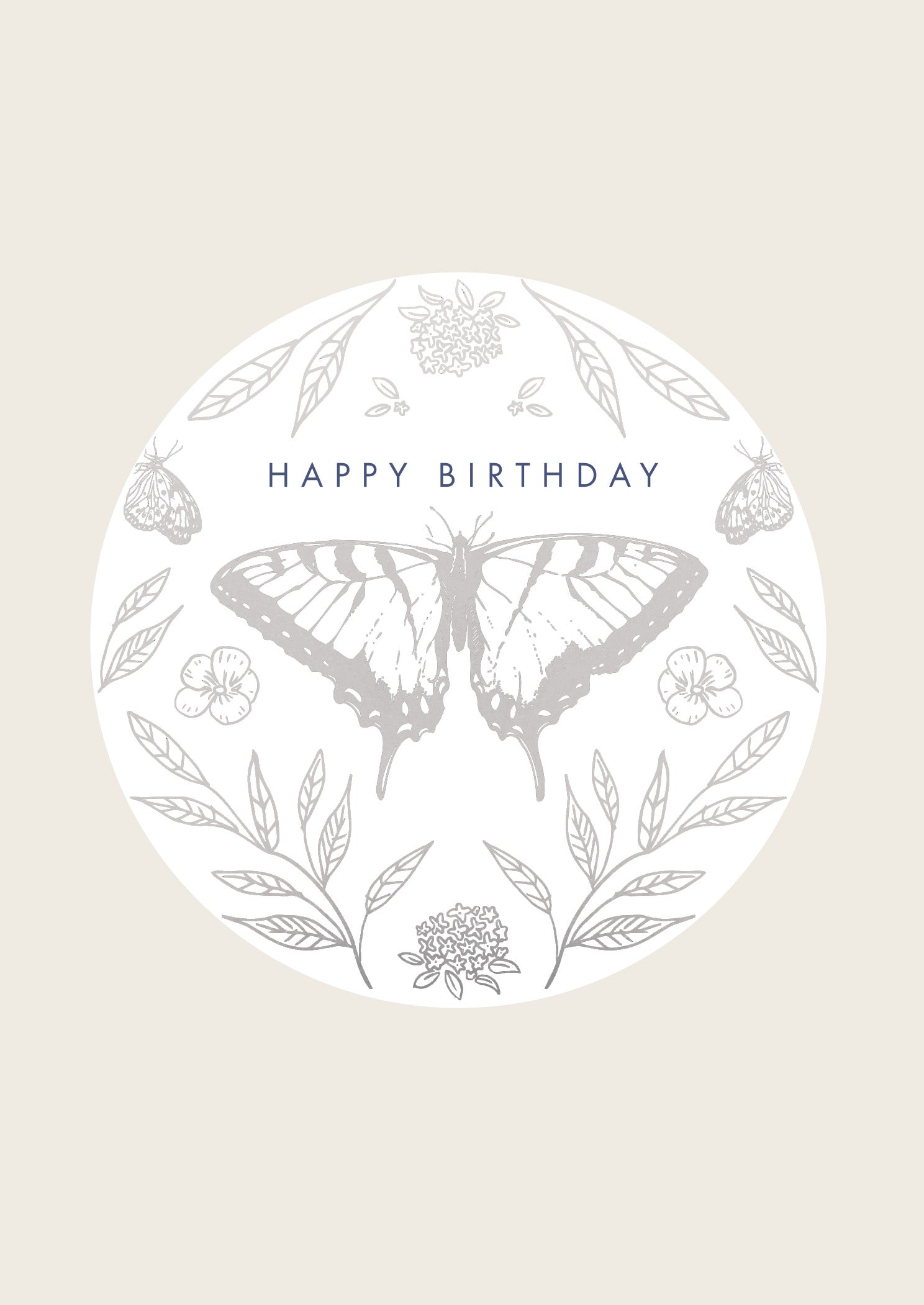 Greeting Card Dainty - FLUTTER BIRTHDAY