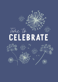 Greeting Card Dainty - CELEBRATE DANDELIONS