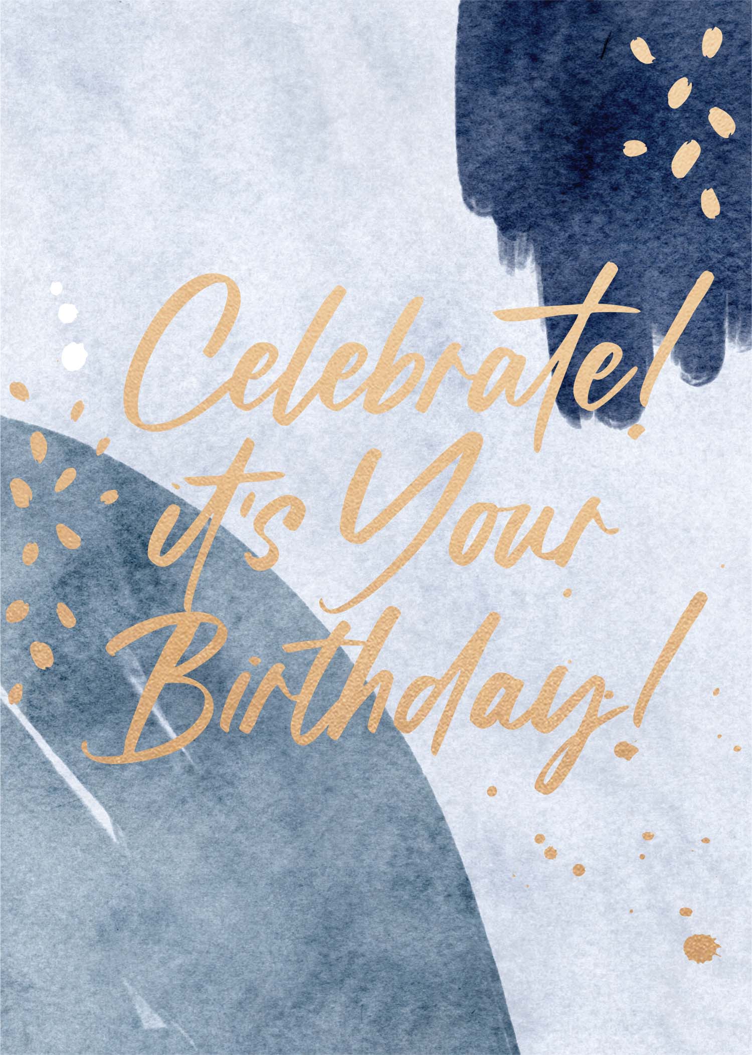 Greeting Card Awash - Celebrate