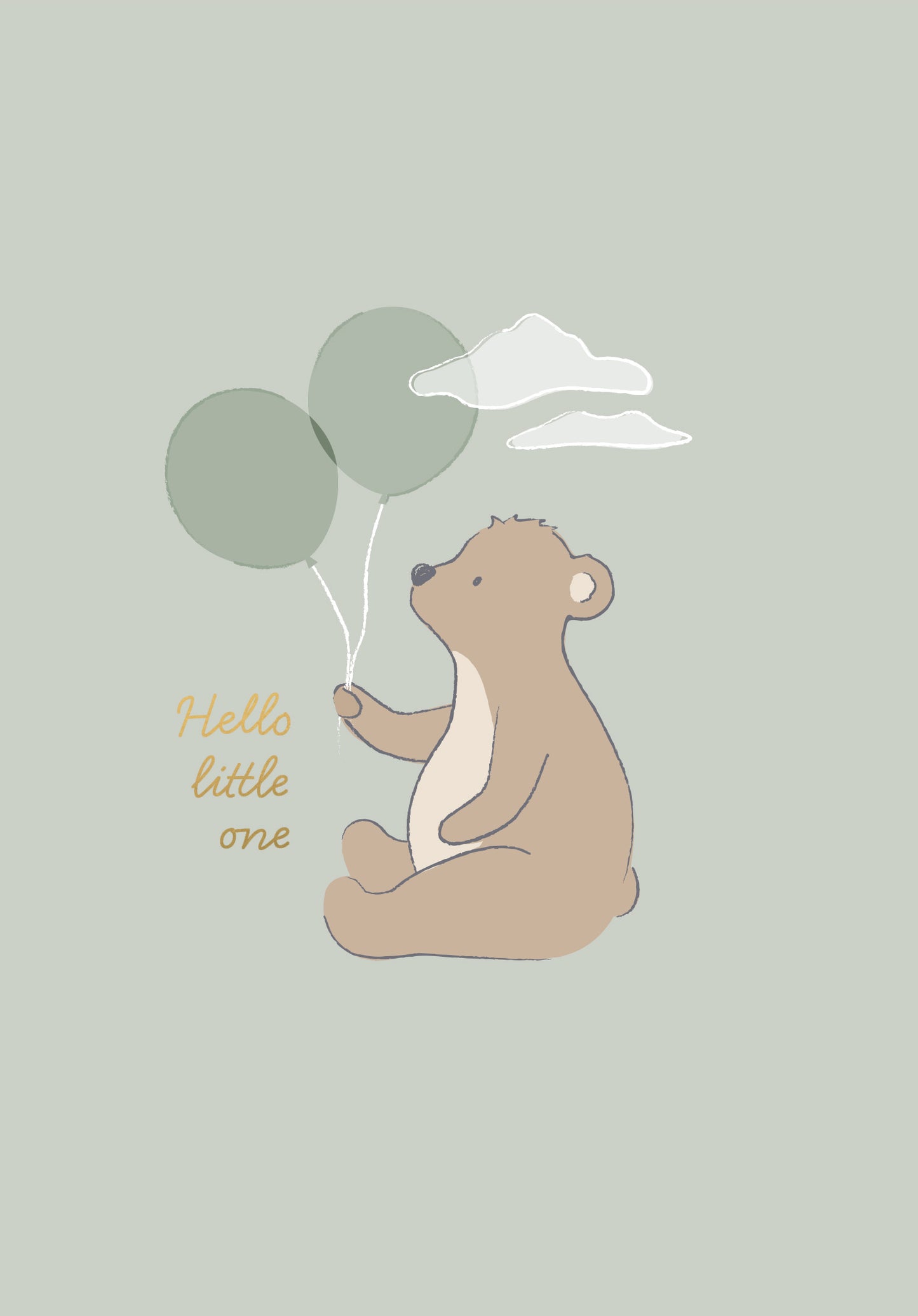 Greeting Card Little Adventurer - Little Bear