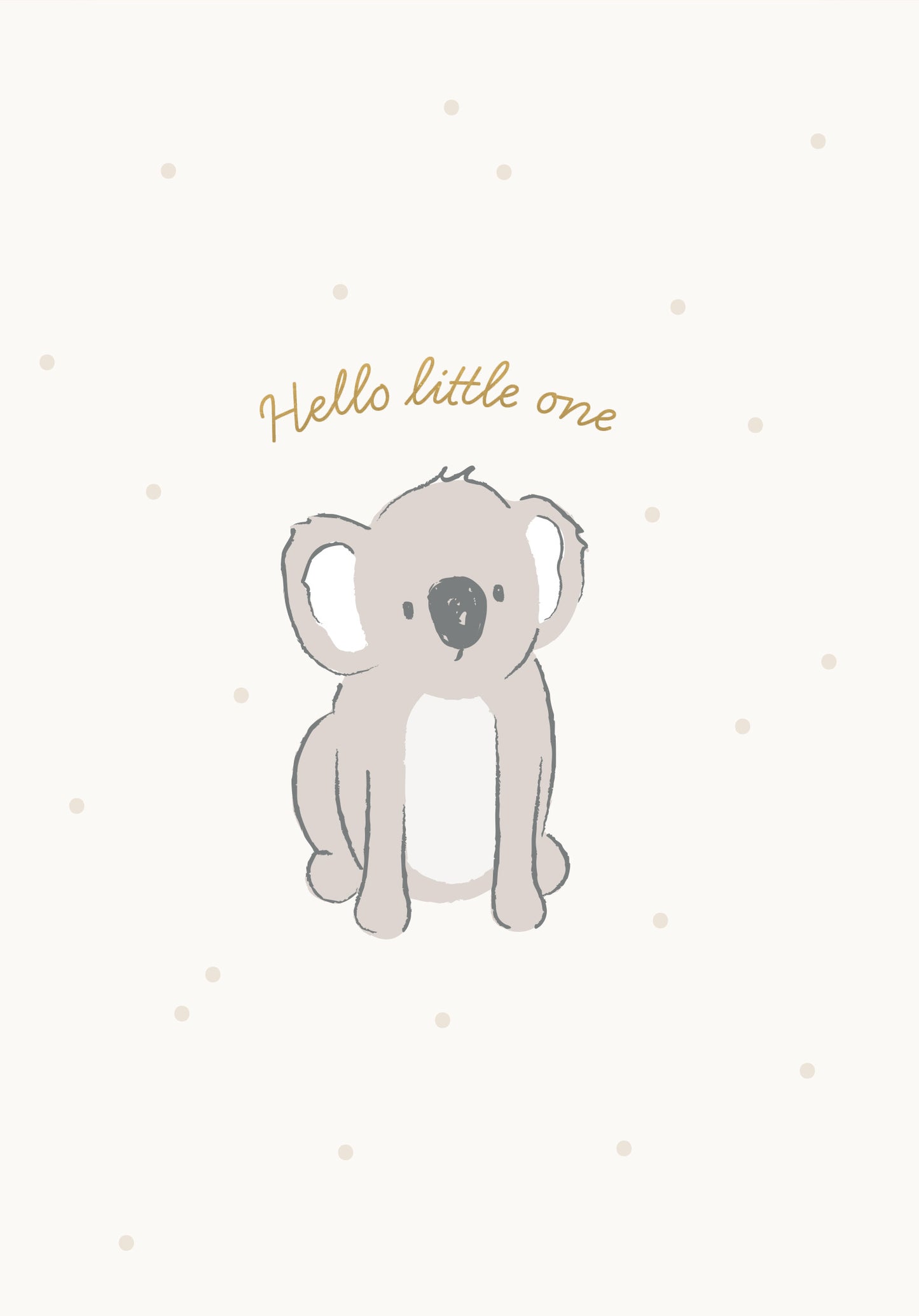 Greeting Card Little Adventurer - Little Koala