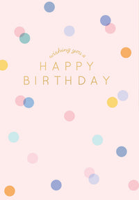 Greeting Card Good Vibes - BIRTHDAY CONFETTI