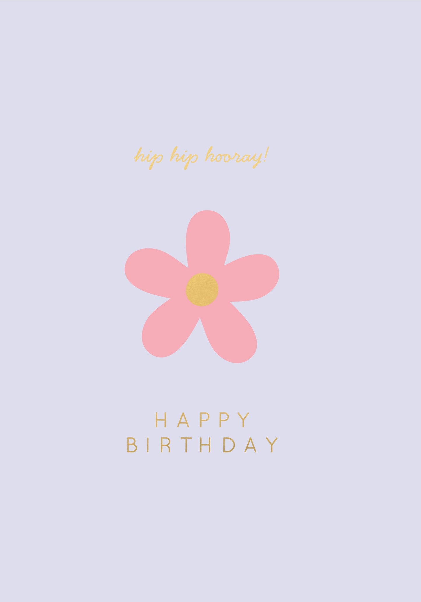 Greeting Card Good Vibes - PINK DAISY