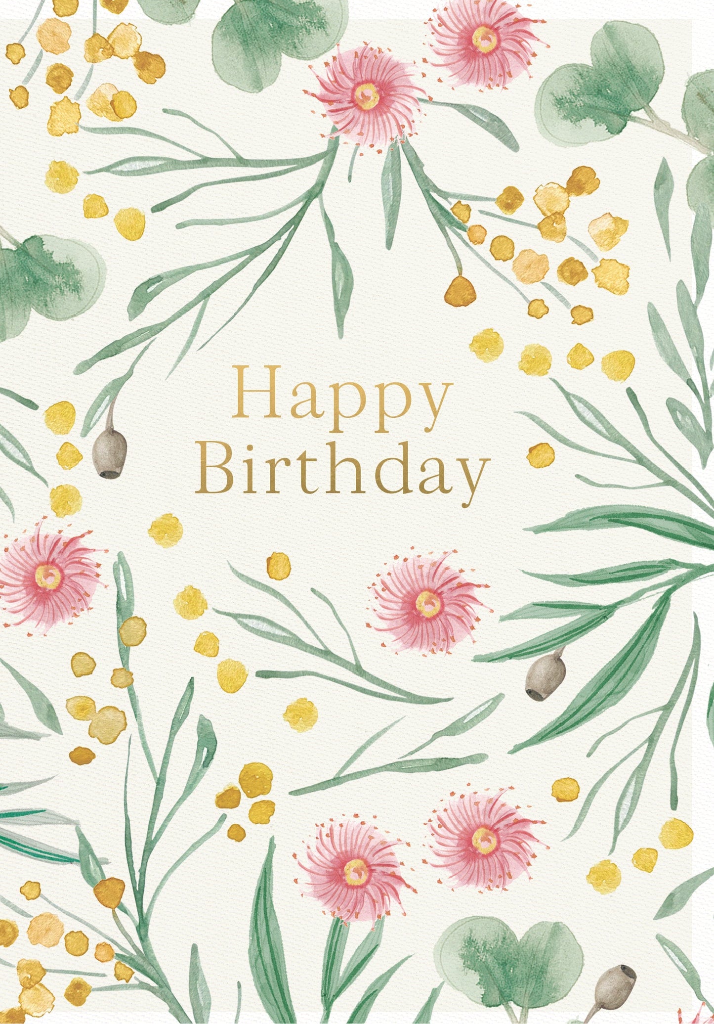 Greeting Card Botanical Blooms - BIRTHDAY FLORA