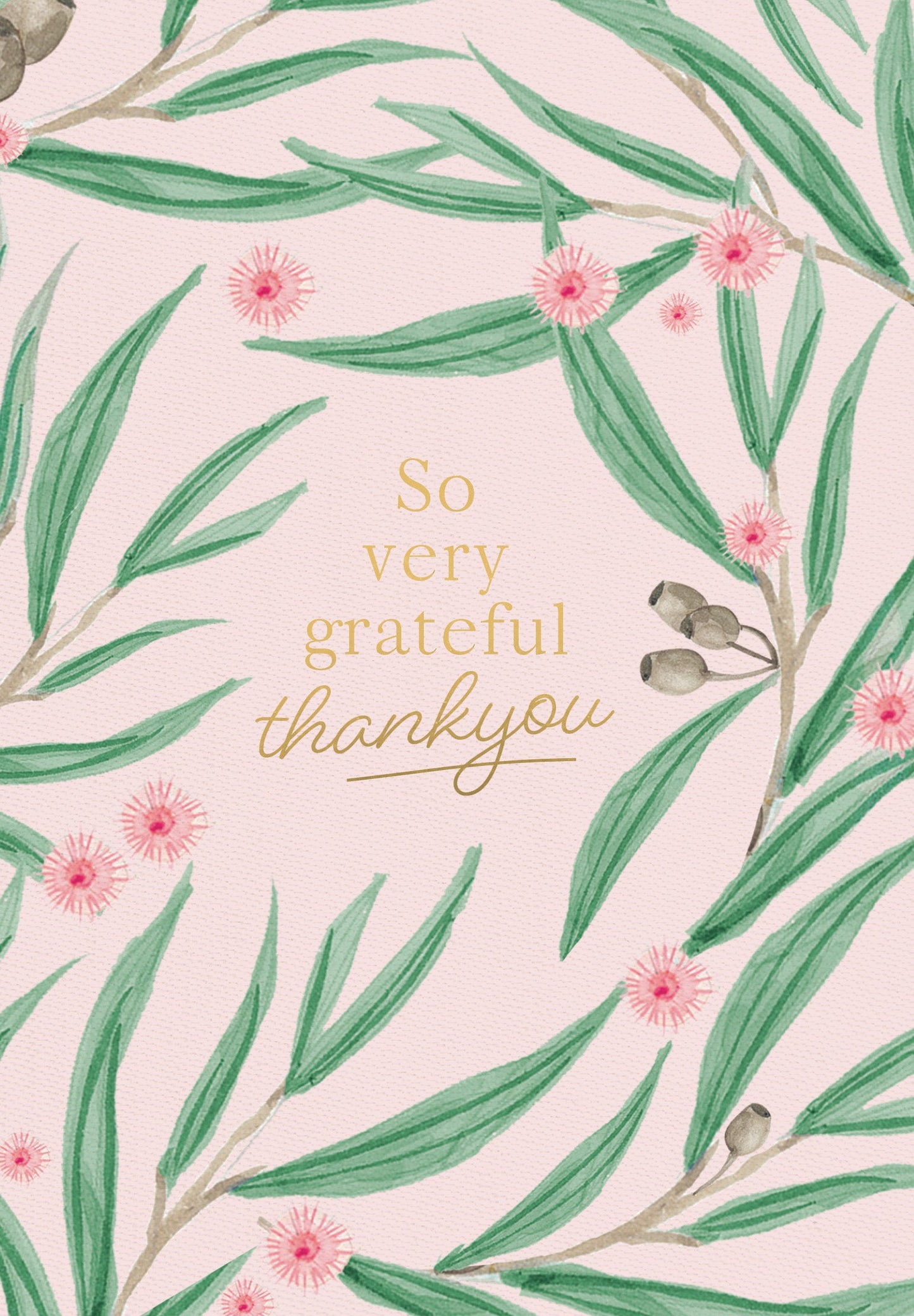 Greeting Card Botanical Blooms - GRATEFUL FOLIAGE