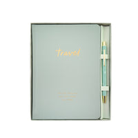 Prompted Journal with Pen - Travel