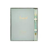 Prompted Journal with Pen - Travel