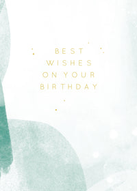 Greeting Card Sorbet - Birthday Wishes