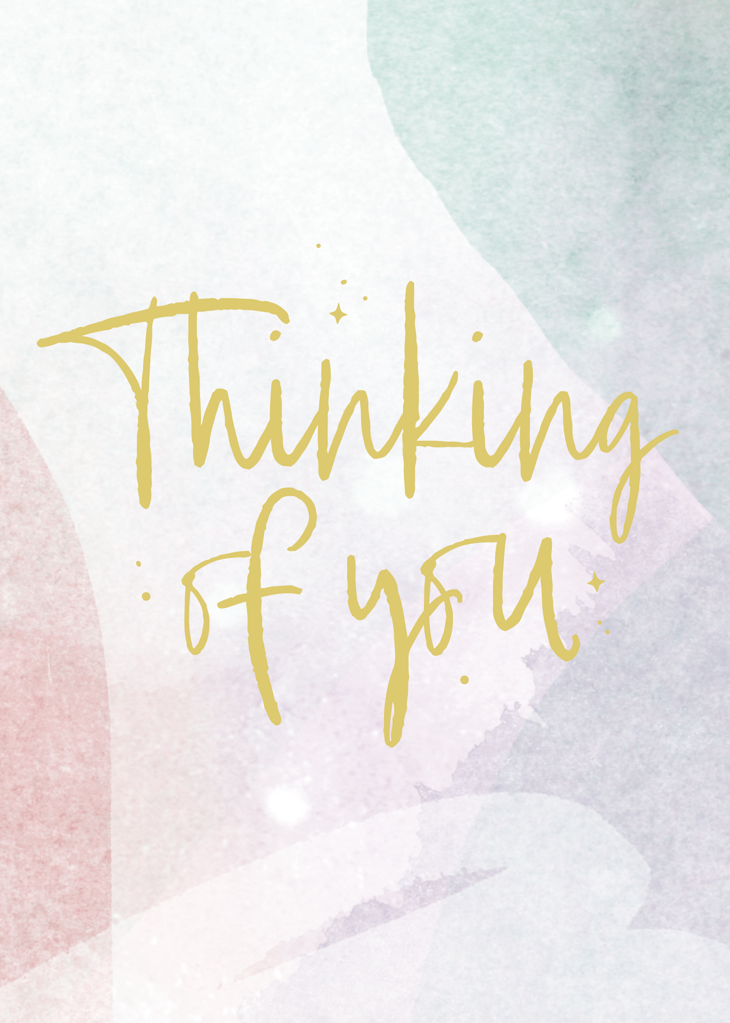 Greeting Card Sorbet - Thinking Of You