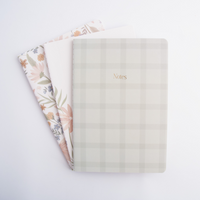 3Pk A5 Notebook Set - Blushing Floral
