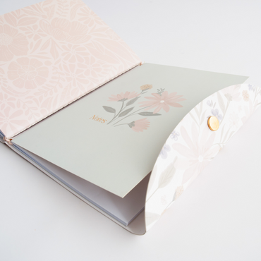 3Pk A5 Notebook With Cover Set - Blushing Floral