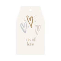10Pk Gift Tags - Love Hearts