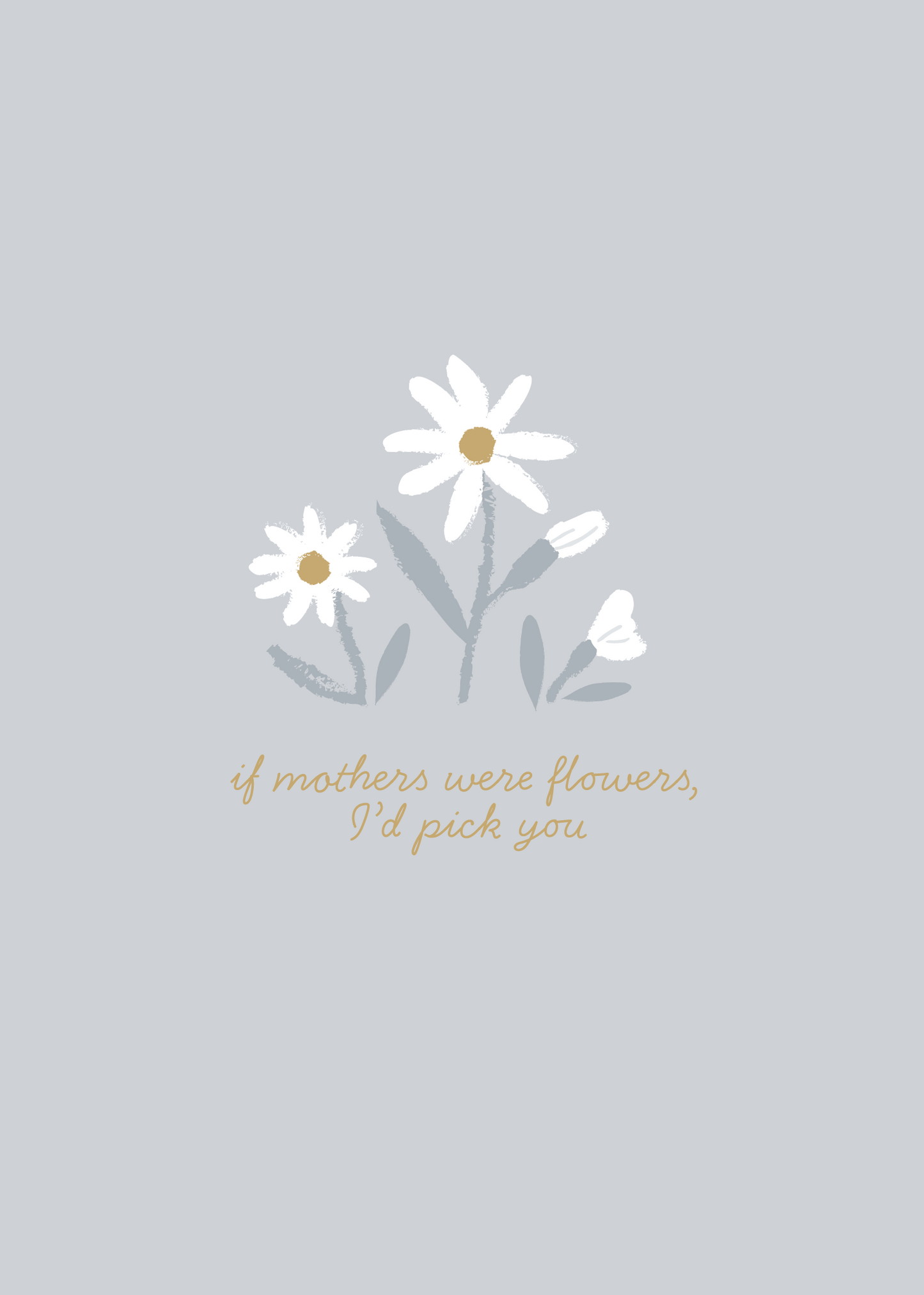 Greeting Card Blushing Floral- Pick You