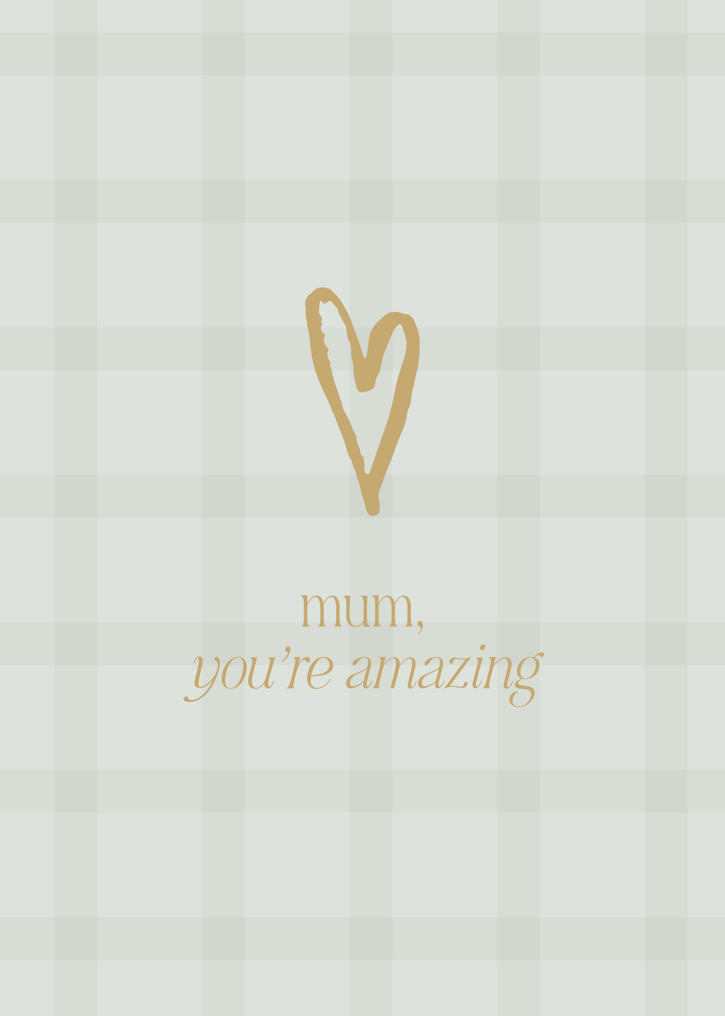 Greeting Card Blushing Floral- Amazing Mum