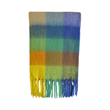 Chunky Scarf - RAINBOW CHECK