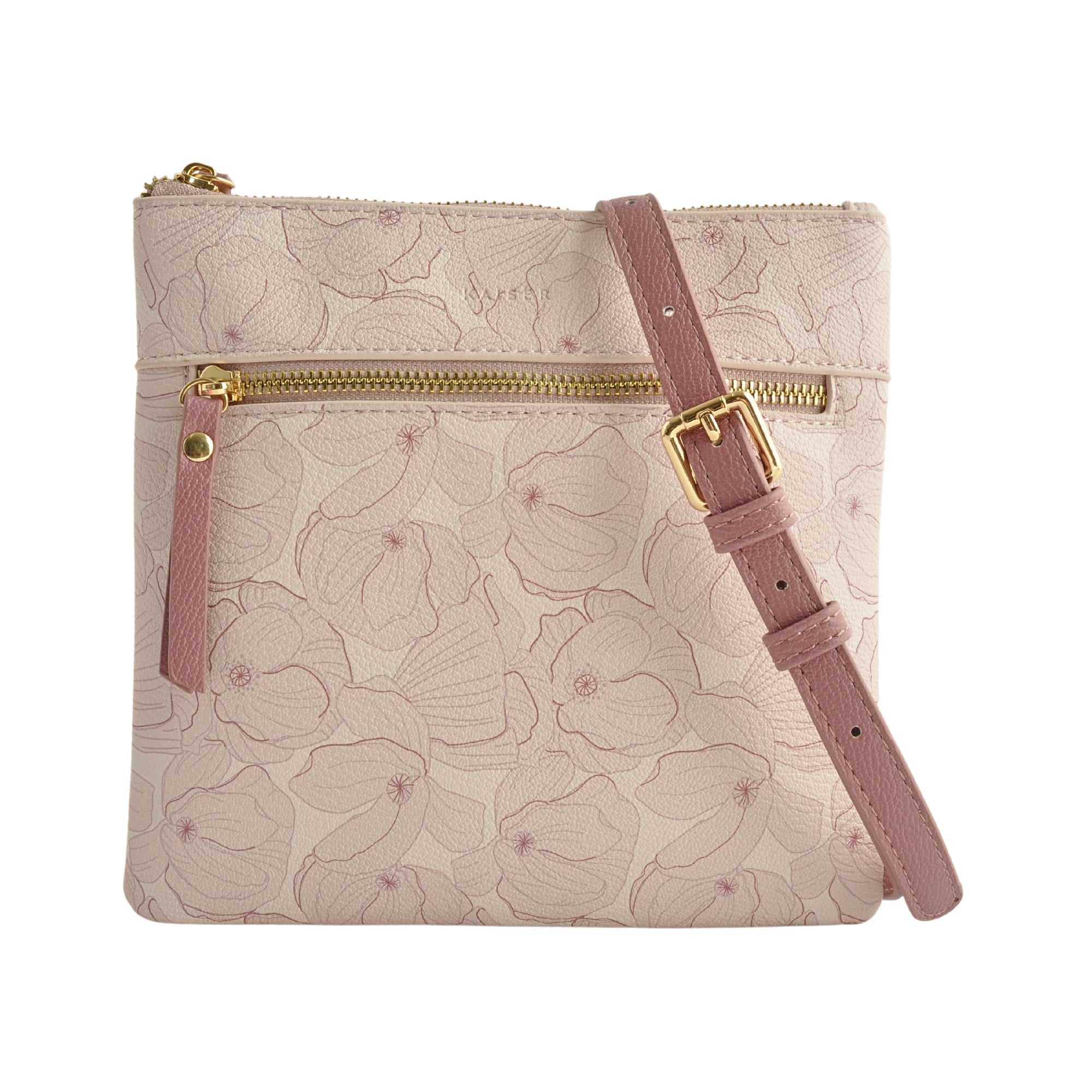 Square Shoulder Bag - Rose Posy