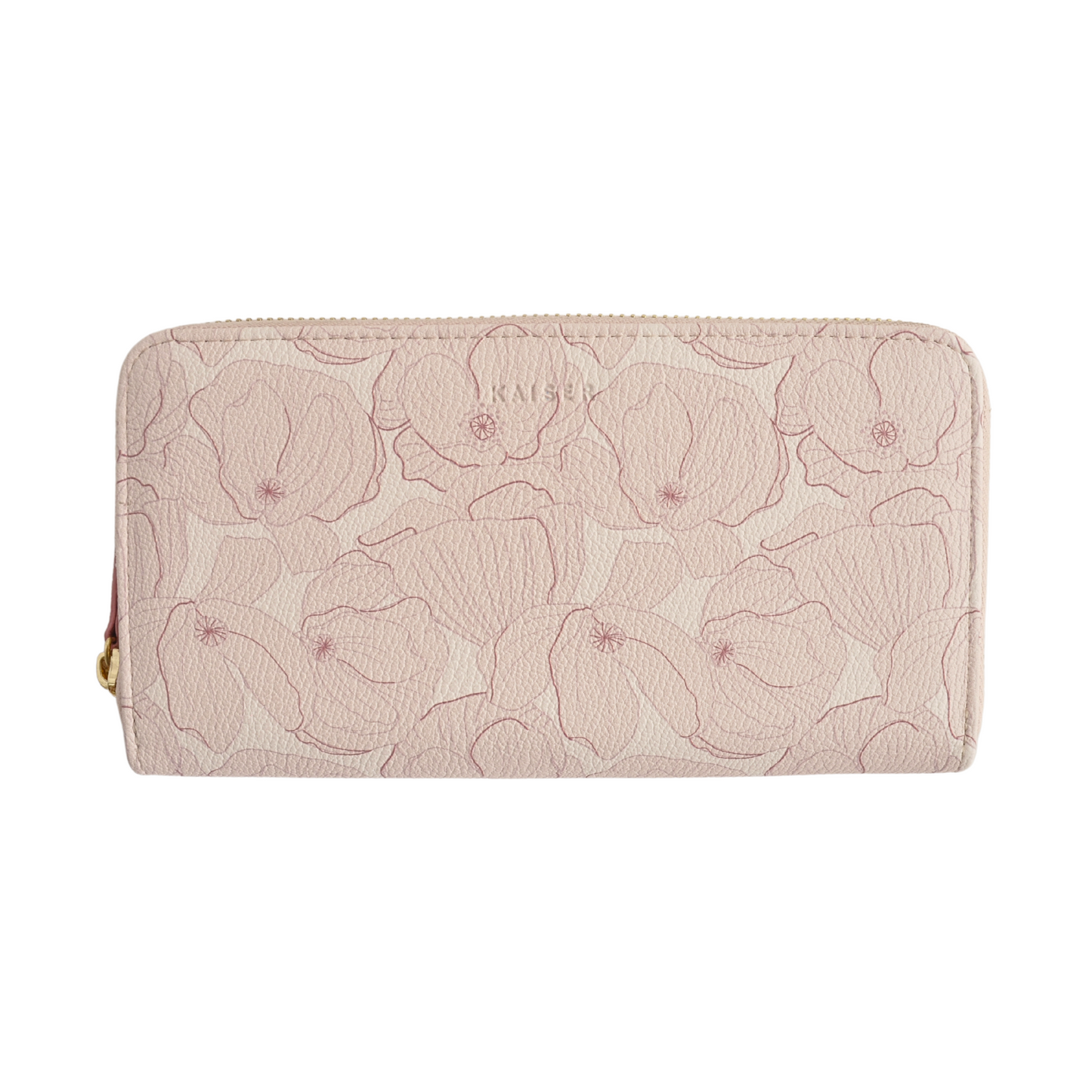 PU Rect Wallet - Rose Posy