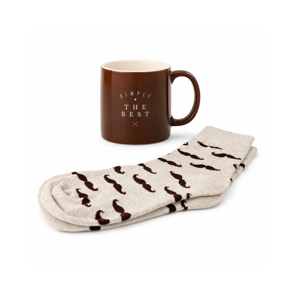 Ceramic Mug & Sock Set - The Best
