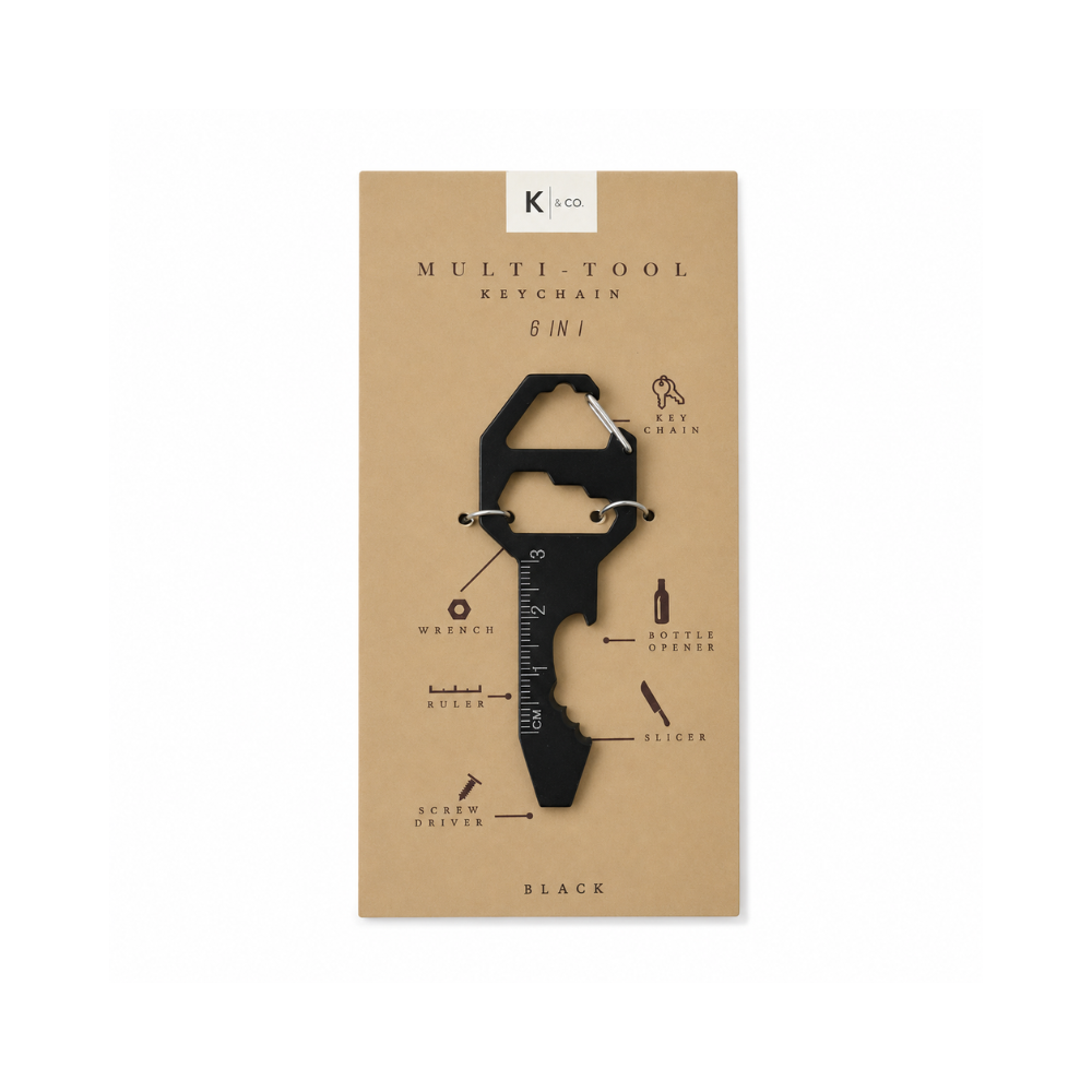 Kaiser For Him Multi-Tool Key Chain - BLACK