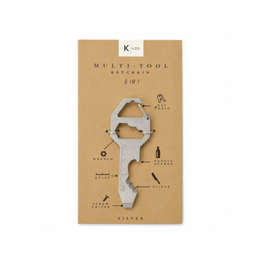 Kaiser For Him Multi- Tool Key Chain - SILVER