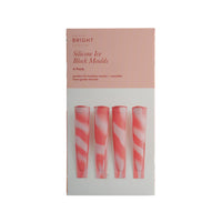 4Pk Ice Block Moulds - Pink Swirl