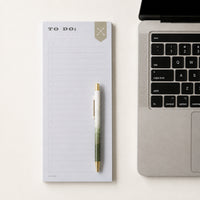 List Notepad With Pen For Him - Never Crowd