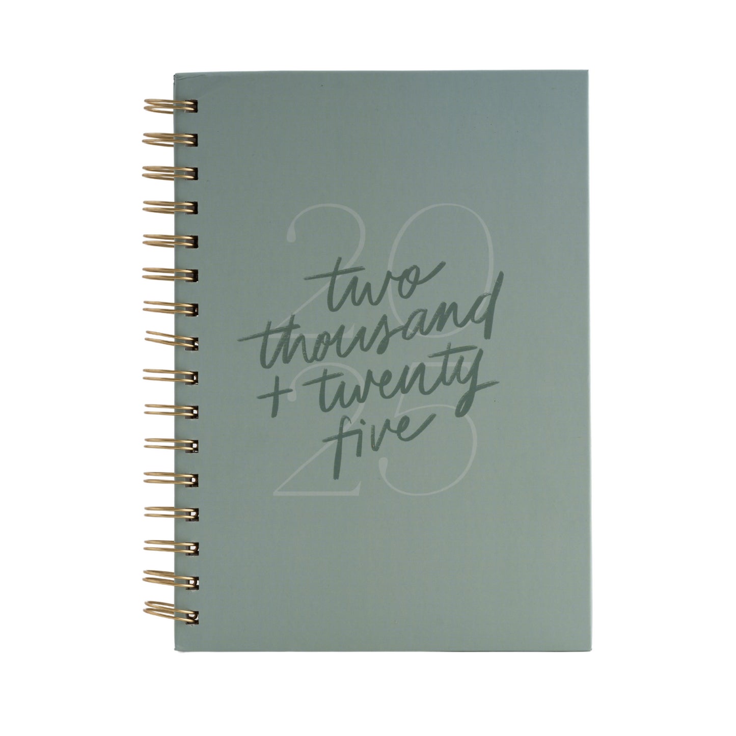 2025 A5 Weekly Spiral Diary - Tranquil