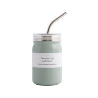 House Series Insulated Smoothie Cup 420ml - SAGE