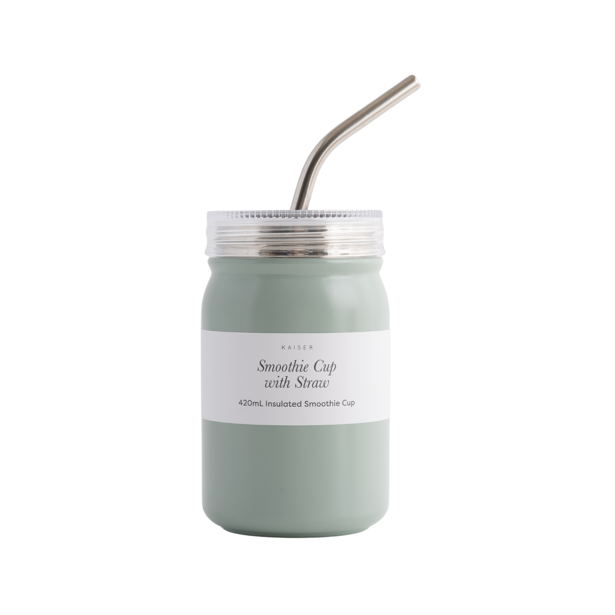 House Series Insulated Smoothie Cup 420ml - SAGE