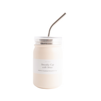 House Series Insulated Smoothie Cup 420ml - BEIGE
