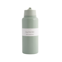 House Series Large Drink Bottle 960ml - SAGE