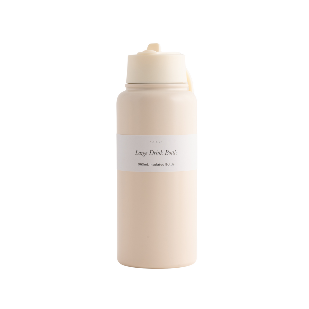 House Series Large Drink Bottle 960ml - BEIGE