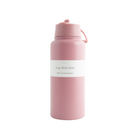House Series Large Drink Bottle 960ml - DUSTY PINK