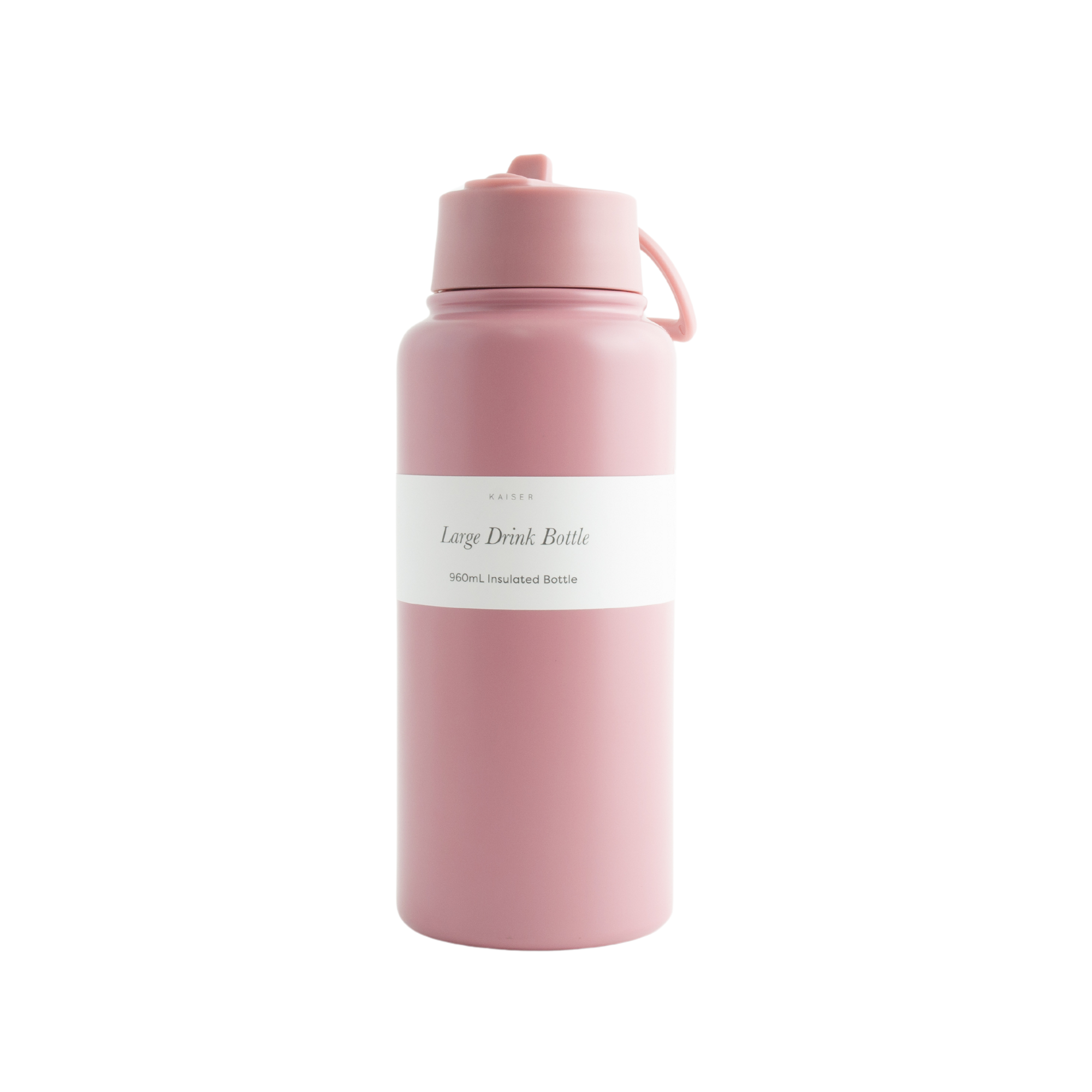 House Series Large Drink Bottle 960ml - DUSTY PINK