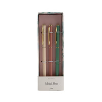 3Pk Metal Pens - Garden