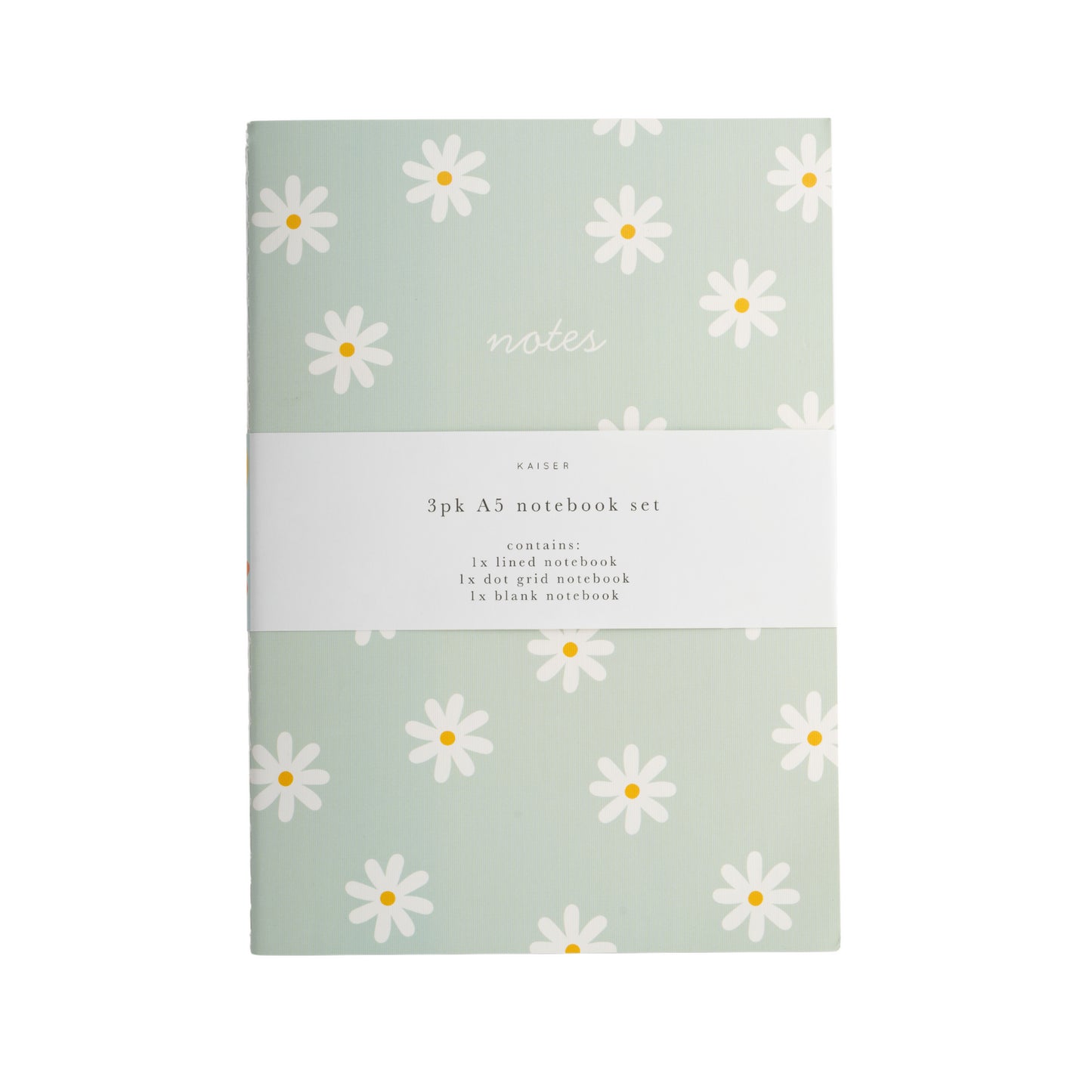 A5 3Pk Notebook - Sunny