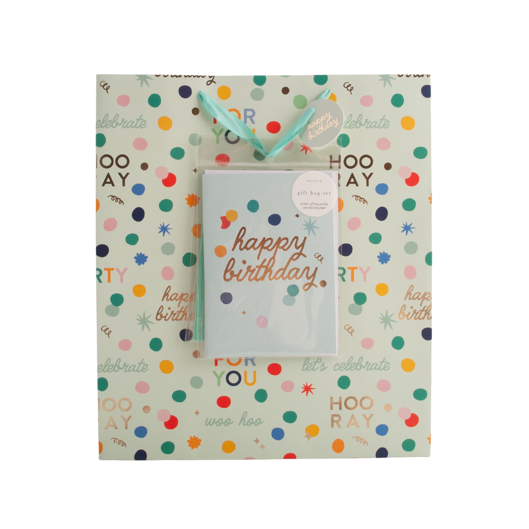 X-Large Gift Bag Set - Confetti Pop