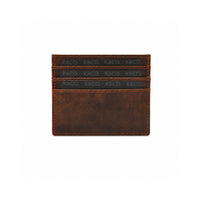 K&Co. Genuine Leather Card Wallet - COGNAC