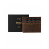 K&Co. Genuine Leather Card Wallet - COGNAC