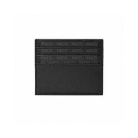 K&Co. Genuine Leather Card Wallet - BLACK
