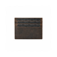 K&Co. Genuine Leather Card Wallet - ESPRESSO