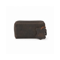 K&Co. Genuine Leather Coin Purse - ESPRESSO