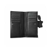 K&Co. Genuine Leather Purse - BLACK