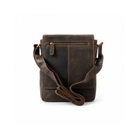 K&Co. Genuine Leather Messenger Bag - ESPRESSO