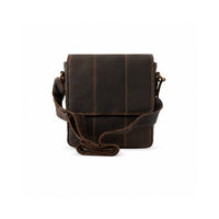 K&Co. Genuine Leather Small Satchel Bag - ESPRESSO