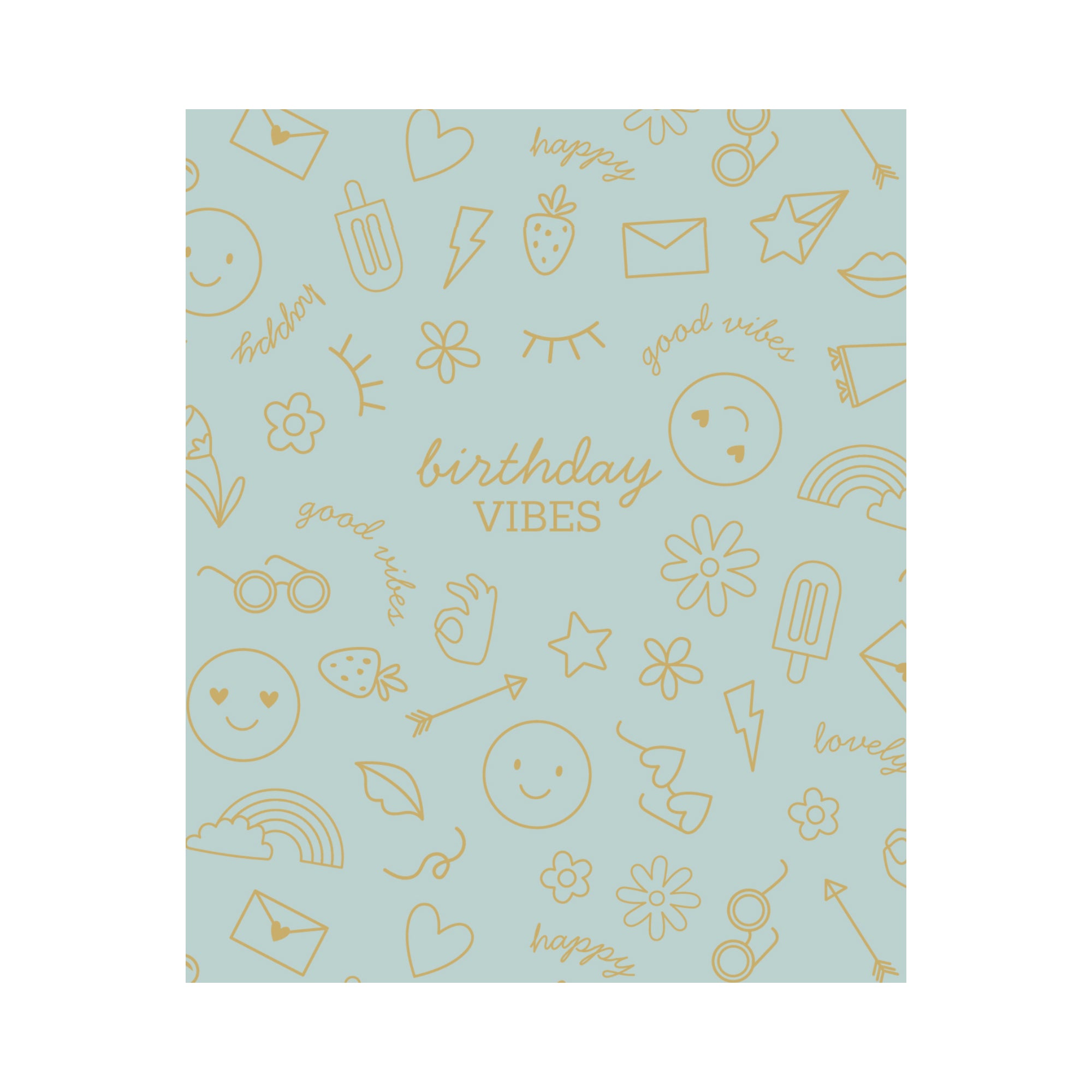 Greeting Card Blossom - Birthday Vibes Icons